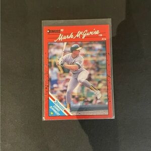 1990 Donruss - Grand Slammers
Mark McGwire #4 No Black Bar on back